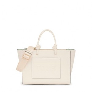 Tous Medium Amaya La Rue New Handtasche Beige | Österreich-MWJSXV804