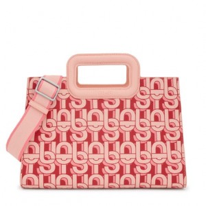 Tous Medium Amaya Manifesto Handtasche Rot Beige | Österreich-THEKDS594