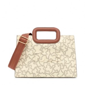 Tous Medium Kaos Icon Amaya Handtasche Beige | Österreich-SDZGIM462