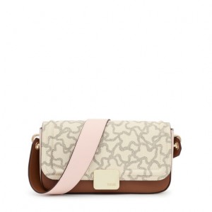 Tous Medium Kaos Icon Umhängetasche Beige | Österreich-YQHISA184