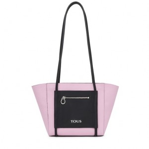 Tous Medium Leder Empire Handtasche Lila | Österreich-QCLMSA843