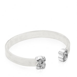 Tous Mesh Color With Tourmalinated Quartz Armband Silber | Österreich-HZEVPU308