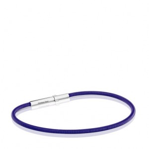 Tous Mesh Tube Steel 17 cm Armband Lila | Österreich-FADCSY820