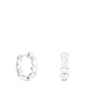 Tous Mini Icons Ohrringe Silber | Österreich-LWFIDN970