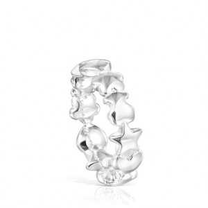 Tous Mini Icons With Bear Heart Ring Silber | Österreich-SFQDAW182