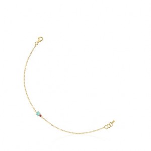 Tous Mini Ivette With Amazonite Ruby Armband Gold | Österreich-MCSTWY605