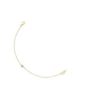 Tous Mini Ivette With Topaz Pearl Armband Gold | Österreich-MTKXFI264