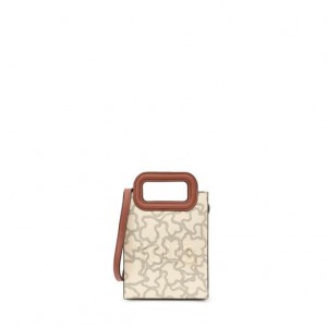Tous Mini Kaos Icon Pop Handtasche Beige | Österreich-TLAJYE189