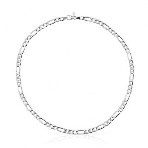Tous Mix Curbed Choker Kettenriemen Silber | Österreich-HVFWSU536