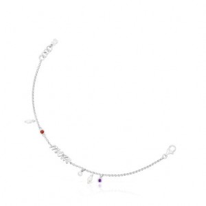 Tous Mom With Cultured Pearls Gemstones Mama Armband Silber | Österreich-VAPEQU932