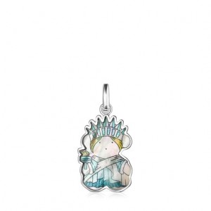 Tous Mother-of-pearl Bears Of The World Statue Of Liberty Anhänger Silber | Österreich-KAMVDY105