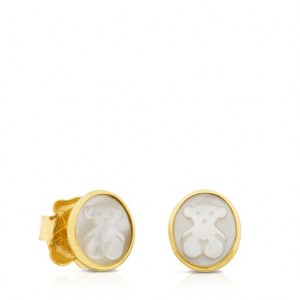 Tous Mother-of-pearl Camee Ohrringe Gold | Österreich-VRZYAT981