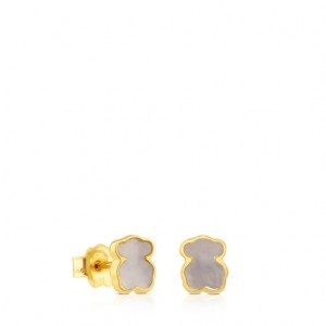 Tous Mother-of-pearl Xxs Bear Ohrringe Gold | Österreich-XWPCRM860