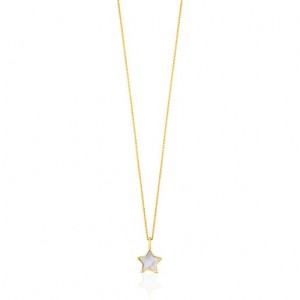 Tous Mother-of-pearl Xxs Star Halskette Gold | Österreich-AJXDUQ924