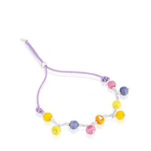 Tous Murano Glass LilacNylon Icon Glass Armband Mehrfarbig | Österreich-WRLJMX439