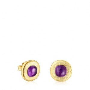 Tous Nattfall With Amethyst Ohrringe Gold | Österreich-QJWEXZ084