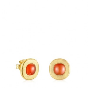 Tous Nattfall With Carnelian Ohrringe Gold | Österreich-OHSDWE738