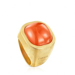 Tous Nattfall With Carnelian Ring Gold | Österreich-TODYSM184