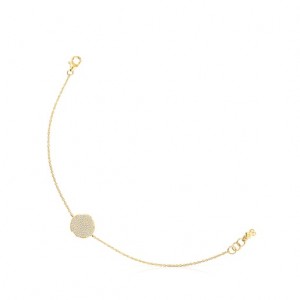 Tous Nenufar With Diamonds Armband Gold | Österreich-GMZAJT538