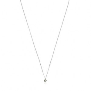 Tous New Motif With Chrome Diopside Flower Halskette Silber | Österreich-OGXVLK573