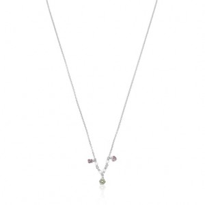 Tous New Motif With Gemstones Halskette Silber | Österreich-KFONPX759