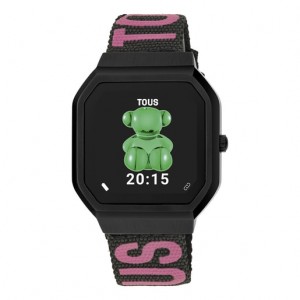 Tous Nylon Riemen Silikon Riemen B Connect Smartwatches Grün | Österreich-UZCTHP071