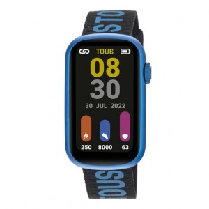 Tous Nylon Riemen Silikon Riemen T Band Smartwatches Blau | Österreich-IBRKNX138