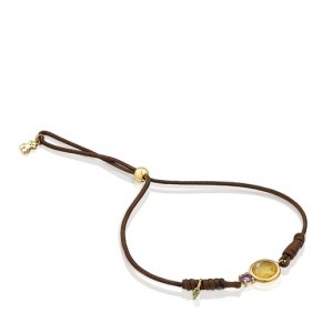 Tous Nylon Virtual garden With Citrine Armband Bordeaux | Österreich-ILXAKD714