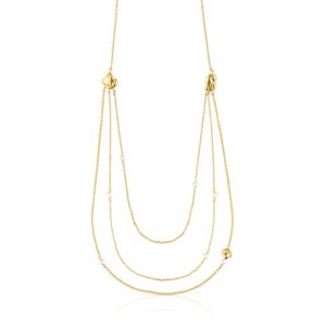 Tous Oceaan Shells-chains With Pearls Halskette Gold | Österreich-CVUPJQ243