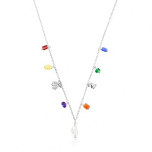 Tous Oceaan With Pearls Halskette Silber | Österreich-RJFGKX574
