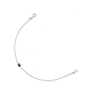 Tous Onyx 04cm Mini Onix Armband Silber | Österreich-WGSLBH021
