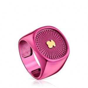Tous Oursin Seal Ring Fuchsie | Österreich-GVJUYW372