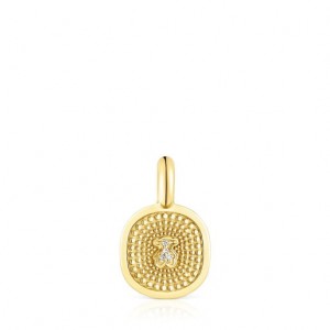 Tous Oursin With 0 01ct Diamonds Anhänger Gold | Österreich-GIDUMO520