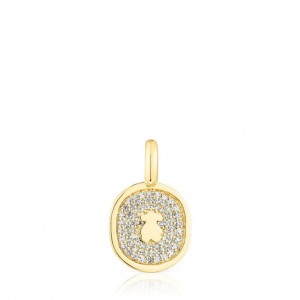 Tous Oursin With 0 21ct Diamonds Anhänger Gold | Österreich-ELBIPF819
