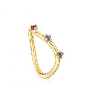 Tous Oval Magic Nature With Gemstones Ring Gold | Österreich-ZBKUMV835
