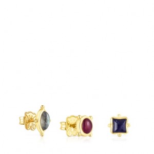 Tous Pack Of Magic Nature With Gemstones Ohrringe Gold | Österreich-TJAUSO701
