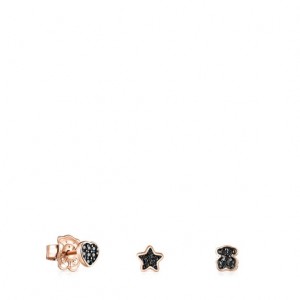 Tous Pack Of Spinels 044 - 051 Cm Motif Ohrringe Rosa Gold | Österreich-EZVKYM518