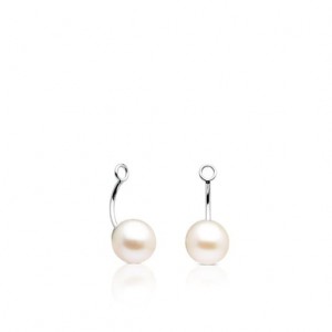 Tous Pearl Extension With Pearl Ohrringe Silber | Österreich-ZNFGWP385