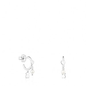Tous Pearls Cool Joy Ohrringe Silber | Österreich-KHUFQY307
