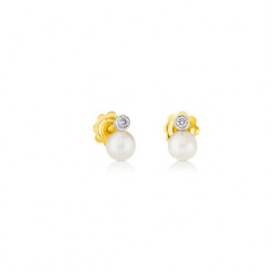 Tous Pearls Diamonds Ohrringe Gold | Österreich-AUPKQC304