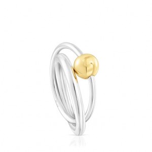 Tous Plump Double Ring Silber | Österreich-CRSWMF408