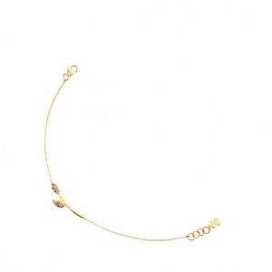 Tous Real Mix Leaf With Gemstones Armband Gold | Österreich-TJRIOL947