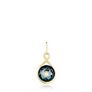 Tous Reversible With Topaz Anhänger Gold | Österreich-HWNVIU269