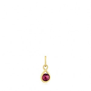 Tous Rhodolite Alma Motif Anhänger Gold | Österreich-LINFEX156