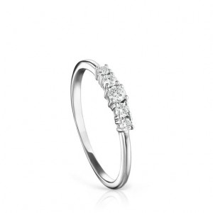 Tous Riviere With Diamonds Ring Silber | Österreich-MZQWUH639