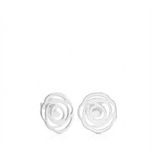 Tous Rosa D Abril Ohrringe Silber | Österreich-QXELHM657