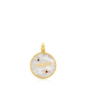 Tous Ruby Glad With Mother-of-pearl Anhänger Gold | Österreich-LXHSCZ826