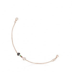 Tous San Valentín Arrow With Gemstones Armband Rosa Gold | Österreich-OVALYF168
