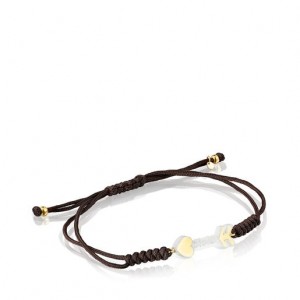 Tous San Valentín Arrow With Mother-of-pearl Cord Armband Dunkelbraun | Österreich-DWAHVF620