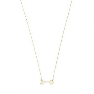 Tous San Valentín Arrow With Mother-of-pearl Halskette Gold | Österreich-TIEYNG984